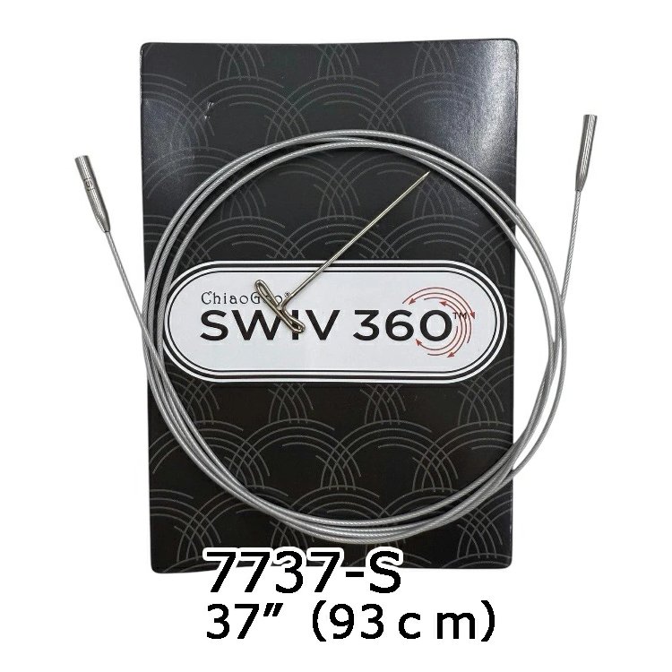 Кабель SWIV360 Silver Small 93см арт. 7737-S ChiaoGoo - 1