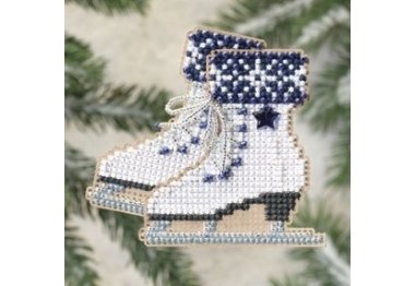 вишивка гладдю MH189306 Ковзани. Набір для вишивки в змішаній техніці Mill Hill вишивка гладдю MH189306 Ковзани. Набір для вишивки в змішаній техніці Mill Hill