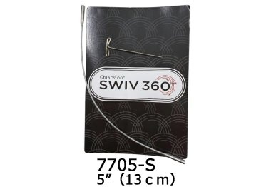  Кабель SWIV360 Silver Small 13см арт. 7705-S ChiaoGoo