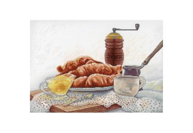  НВ-655 Французский завтрак. Набор для вышивания крестом М.П.Студия
