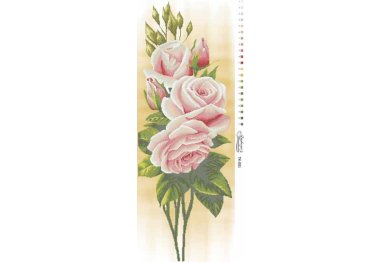 ТК-001 Ніжні троянди. Схема для вишивки бісером (атлас) ТМ Барвиста Вишиванка
