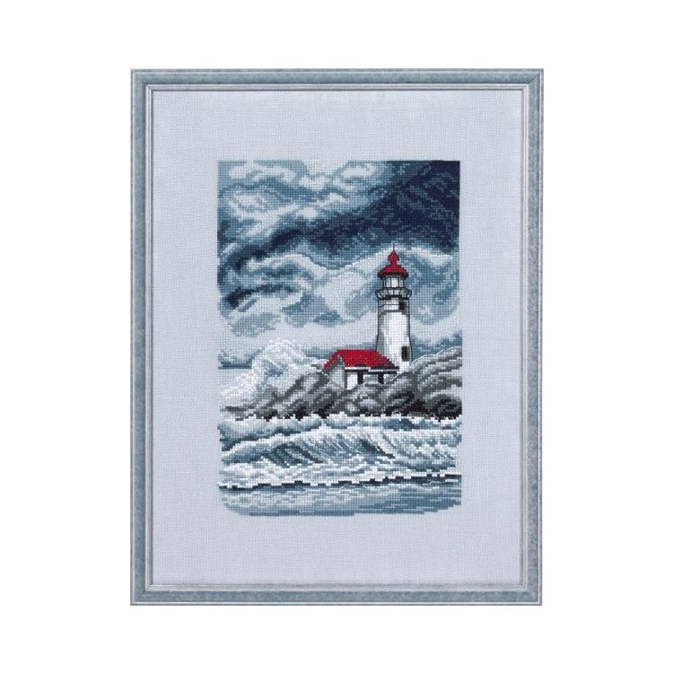 12-0166 Маяк (Lighthouse. Набір для вишивання хрестом PERMIN - 1