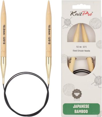 22256 Спицы круговые Bamboo KnitPro, 80 см, 10.00 мм - 1 22256 Спицы круговые Bamboo KnitPro, 80 см, 10.00 мм - 1
