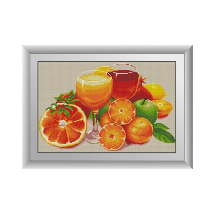 30531 Апельсиновый натюрморт. Набор для рисования камнями - 1