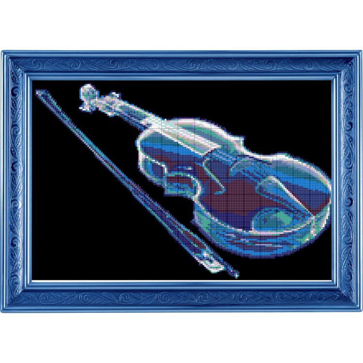 ПВ-421/3 Чарівна скрипка. Схема для вишивки бісером - 1