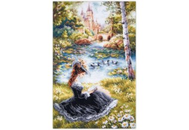 Набір для вишивання MAGIC NEEDLE 70-53 Романтичний роман Набір для вишивання MAGIC NEEDLE 70-53 Романтичний роман