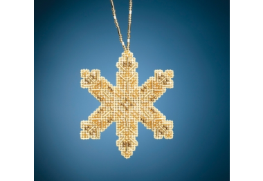 вышивка гладью MH212014 Викторианская снежинка. Набор для вышивки в смешанной технике Mill Hill