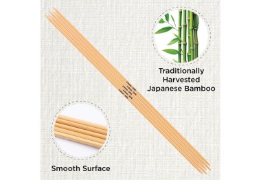 спицы для вязания 22101 Спицы носочные Bamboo KnitPro, 15 см, 2.00 мм спицы для вязания 22101 Спицы носочные Bamboo KnitPro, 15 см, 2.00 мм
