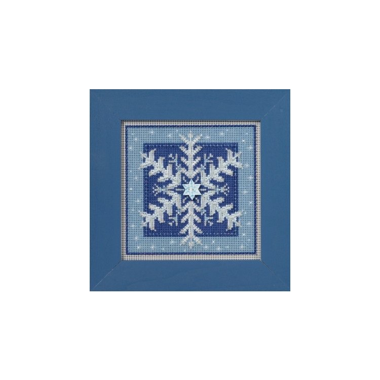 MH141635 Хрустальная снежинка. Набор для вышивки в смешанной технике Mill Hill - 1