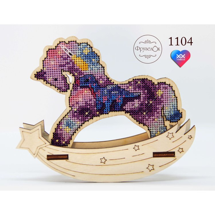 1104 Космос. Набір для вишивки хрестиком Фрузелок - 1