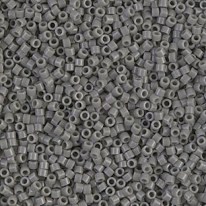 DB-731 Бісер Miyuki Delica Beads 11/0 (натуральний, сірий темний) - 1