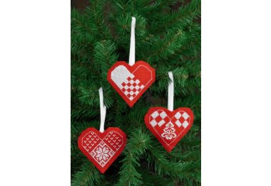 01-4273 Сердце. Набор для вышивания крестом PERMIN 01-4273 Сердце. Набор для вышивания крестом PERMIN