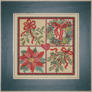 MH142333 Зимняя зелень. Набор для вышивки в смешанной технике Mill Hill - 1