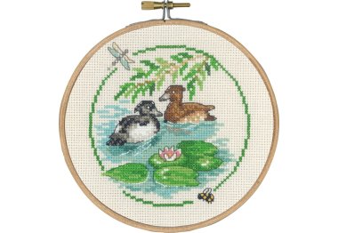13-0440 Гуси (Ducks. Набор для вышивания крестом PERMIN 13-0440 Гуси (Ducks. Набор для вышивания крестом PERMIN