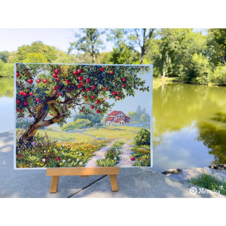 K-255 Старая яблоня. Набор для вышивки крестом Мережка - 2 K-255 Старая яблоня. Набор для вышивки крестом Мережка - 2