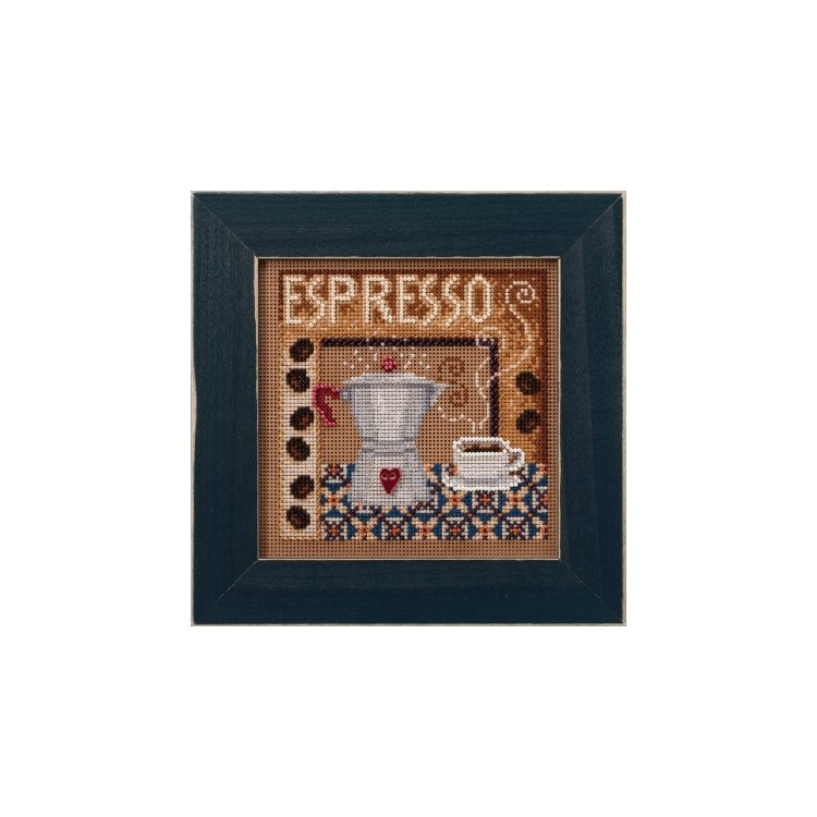 MH142024 Эспрессо. Набор для вышивки в смешанной технике Mill Hill - 1
