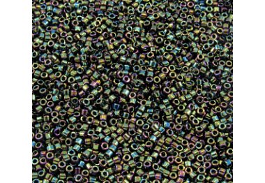  DB-3 Бисер Miyuki Delica Beads 11/0 (металлик ирис темно-зеленый)