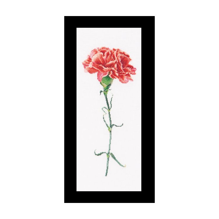 465 Carnation Red Linen. Набір для вишивки хрестом Thea Gouverneur - 1