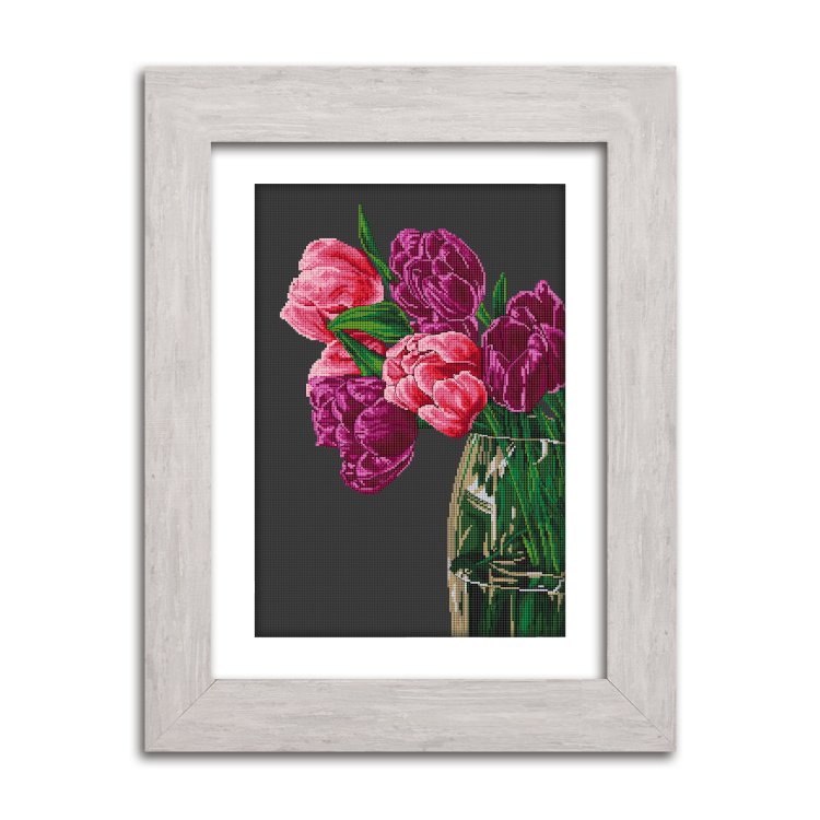 N010 Весняний романс. Набір для вишивки хрестом Кольорова - 1 N010 Весняний романс. Набір для вишивки хрестом Кольорова - 1