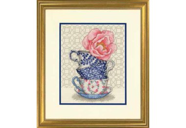  70-35414 Набор для вышивания крестом «Rose Tea//Розовый чай» DIMENSIONS