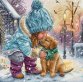 Набір для вишивки хрестиком L9925 Best friends. Letistitch - 1 Набір для вишивки хрестиком L9925 Best friends. Letistitch - 1