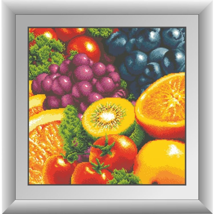 30402 Свежие фрукты. Набор для рисования камнями - 1