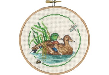 13-0441 Гуси (Ducks. Набор для вышивания крестом PERMIN 13-0441 Гуси (Ducks. Набор для вышивания крестом PERMIN