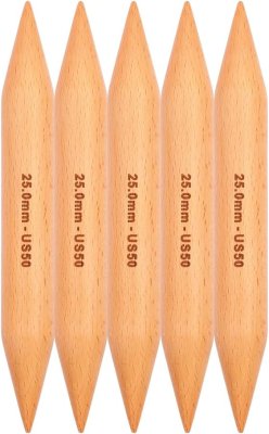 35130 Спицы носочные Jumbo Birch KnitPro, 20 см, 25.00 мм - 1 35130 Спицы носочные Jumbo Birch KnitPro, 20 см, 25.00 мм - 1