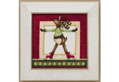 вишивка гладдю DM300204 Рендольф. Набір для вишивки в змішаній техниці Mill Hill