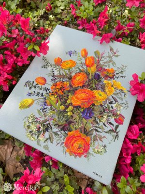 K-270 Солнечные лепестки. Набор для вышивки крестом Мережка - 2