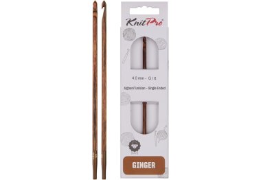 31263 Крючок односторонній туніський з`ємний Ginger KnitPro, 4.00 мм 31263 Крючок односторонній туніський з`ємний Ginger KnitPro, 4.00 мм