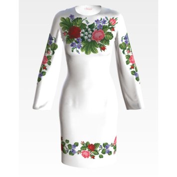 Платье женское (заготовка для вышивки) ПЛ-021 - 1