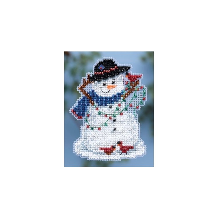 MH184301 Снігові веселощі. Набір для вишивки в змішаній техніці Mill Hill - 1