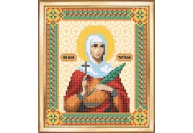  СБИ-014 Именная икона святая мученица Татьяна. Схема для вышивания бисером