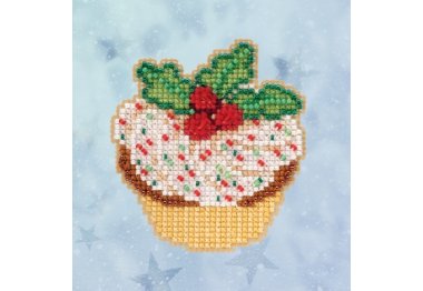 вишивка гладдю MH182033 Кекс. Набір для вишивки в змішаній техниці Mill Hill