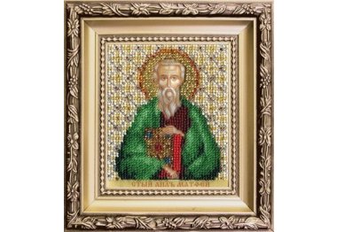  Б-1218 ікона Святий апостол Матвій Набір для вишивки бісером