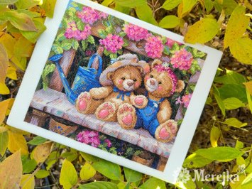 K-265 Друзі саду. Набір для вишивки хрестом Мережка - 2