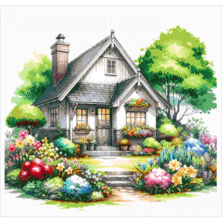 59-2860-НУ Уютный уголок. Набор для вышивания бисером ТМ Токарева А. - 1 59-2860-НУ Уютный уголок. Набор для вышивания бисером ТМ Токарева А. - 1