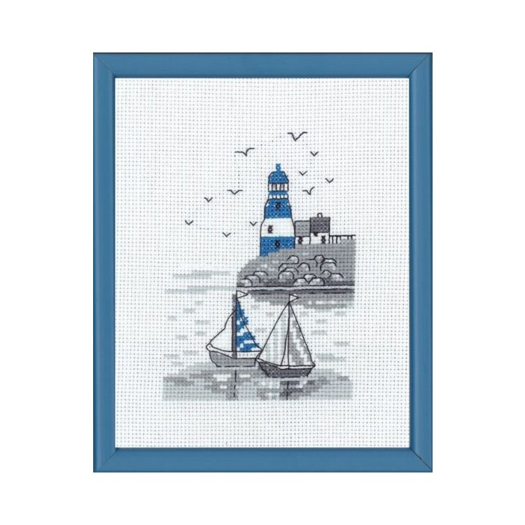 13-9115 Маяк (Lighthouse. Набор для вышивания крестом PERMIN - 1
