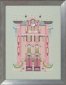 NC283 Рожевий едвардіанський будинок. Схема для вишивки хрестиком на папері Nora Corbett - 1