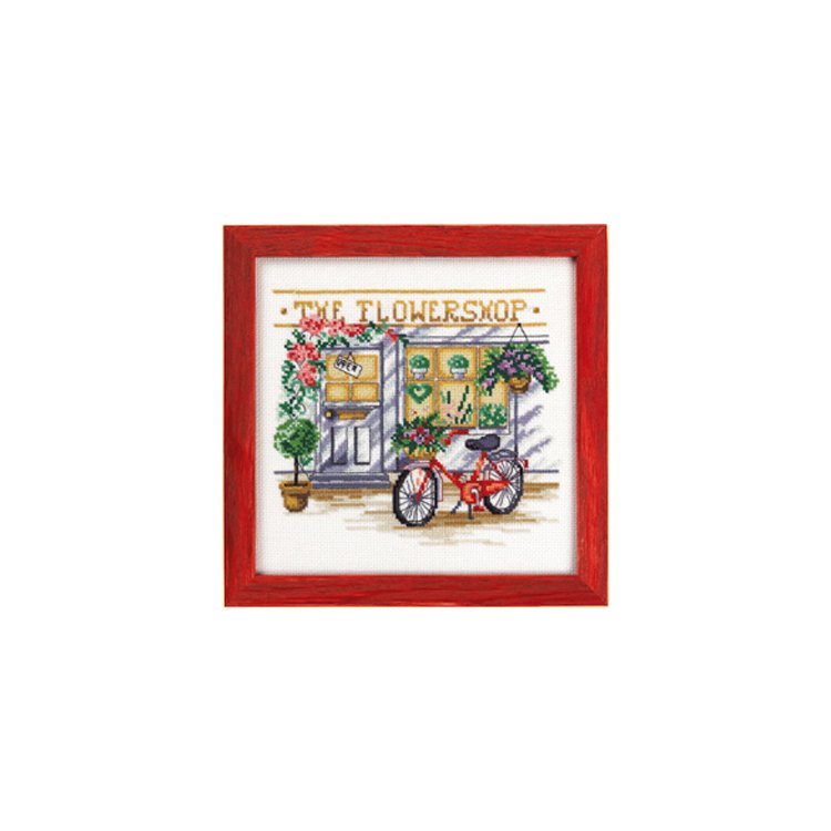 92-8101 Цветочный магазин. Набор для вышивания крестом PERMIN - 1