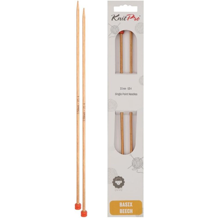 35432 Спиці прямі Basix KnitPro, 30 см, 3.50 мм - 1 35432 Спиці прямі Basix KnitPro, 30 см, 3.50 мм - 1