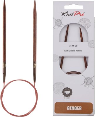 31067 Спицы круговые Ginger KnitPro, 60 см, 3.50 мм - 1 31067 Спицы круговые Ginger KnitPro, 60 см, 3.50 мм - 1