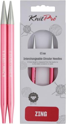 47530 Спицы съемные короткие (10 см) Zing KnitPro, 6.50 мм - 1 47530 Спицы съемные короткие (10 см) Zing KnitPro, 6.50 мм - 1