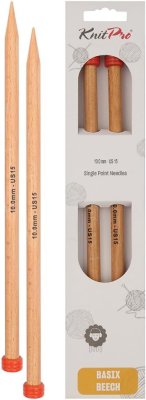 35287 Спиці прямі Basix KnitPro, 40 см, 10.00 мм - 1