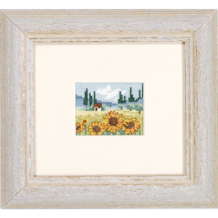 13-2353 Соняшникове поле (Sunfl.-field. Набір для вишивання хрестом PERMIN - 1