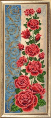 157 Панно с розами. Набор для вышивания бисером Butterfly - 1