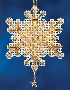 MH162305 Золотой кристал. Набор для вышивки в смешанной технике Mill Hill - 1