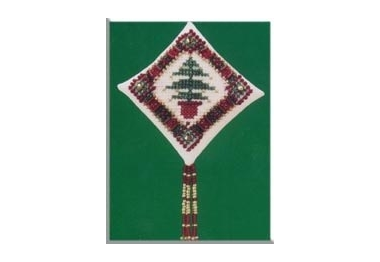 вышивка гладью MHTD15 Праздничное дерево. Набор для вышивки в смешанной технике Mill Hill