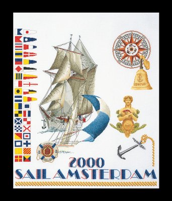 3080 Sail 2000 Jobelan. Набір для вишивки хрестом Thea Gouverneur - 1
